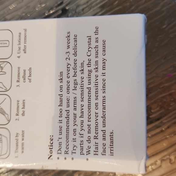 Crystal Hair Eraser set of 2 New Painless Hair Remover Fast ExfoliatePainless - Picture 5 of 5